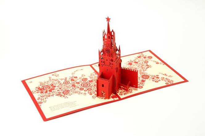 Объёмные 3D-открытки #Москва #Россия #buro-777 #бюро-777